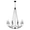 Z-Lite Arabella Chandelier, 10-Light, 33 In.W x 44 In.H, Matte Black/Matte Black 3500-10MB - alternate 6